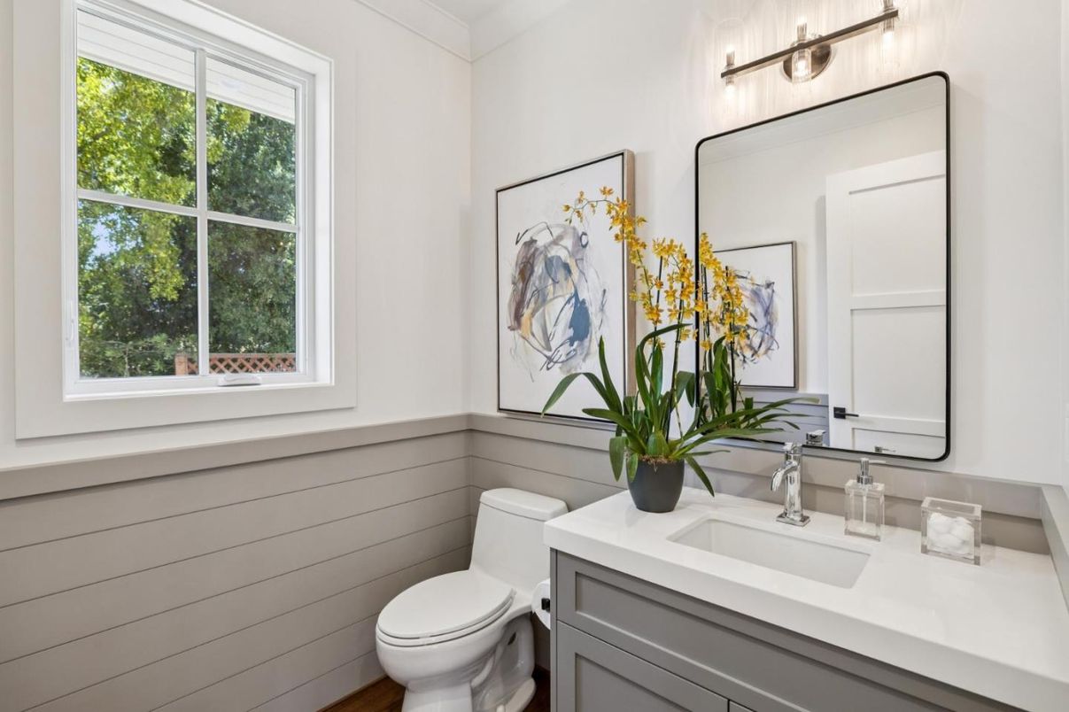 Bathroom, Interior, Wood Texture Flooring