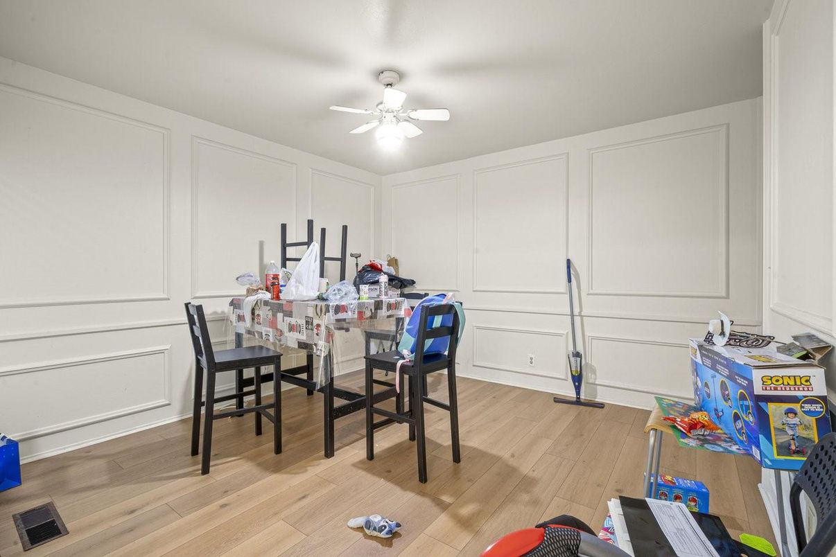Dining room, Interior, Wood Texture Flooring