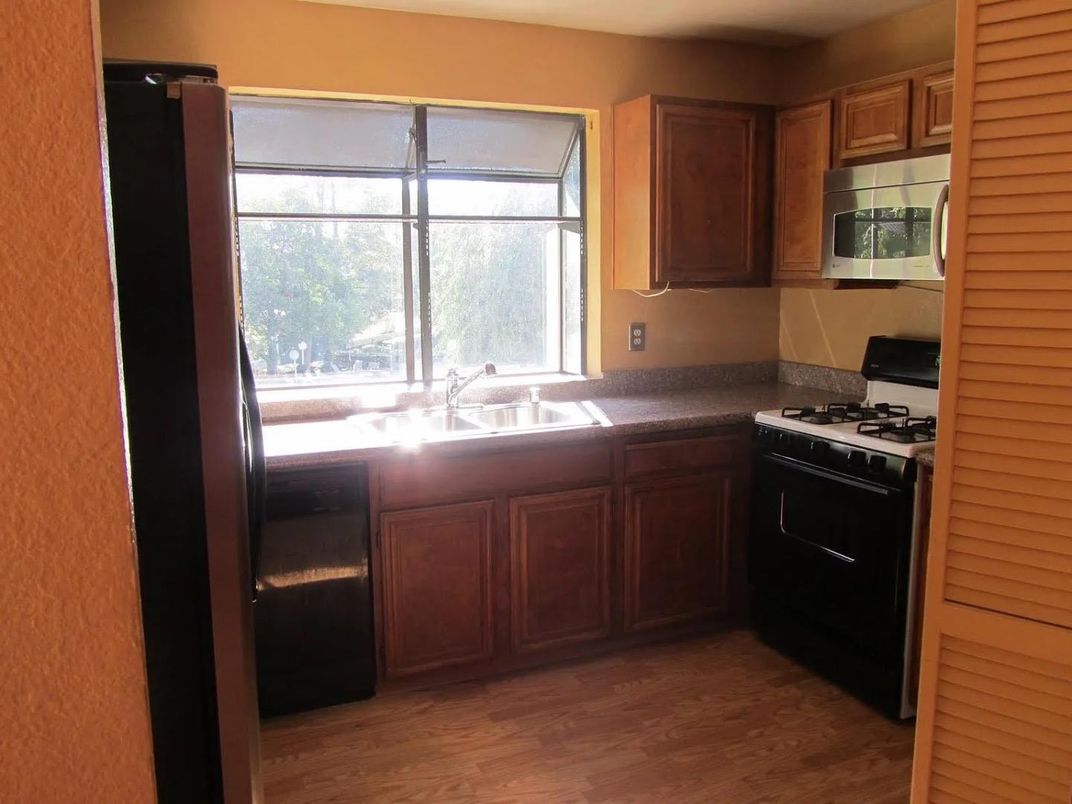 Interior, Kitchen, Wood Texture Flooring