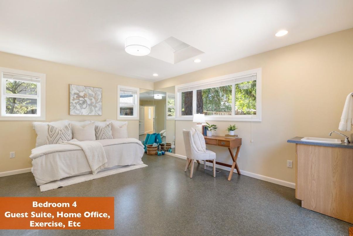 Bedroom, Home Office, Interior, Recessed Lighting