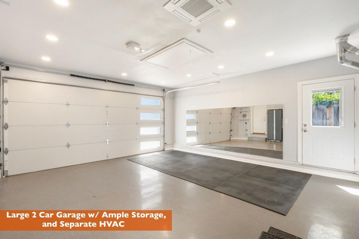 Garage, Interior, Recessed Lighting