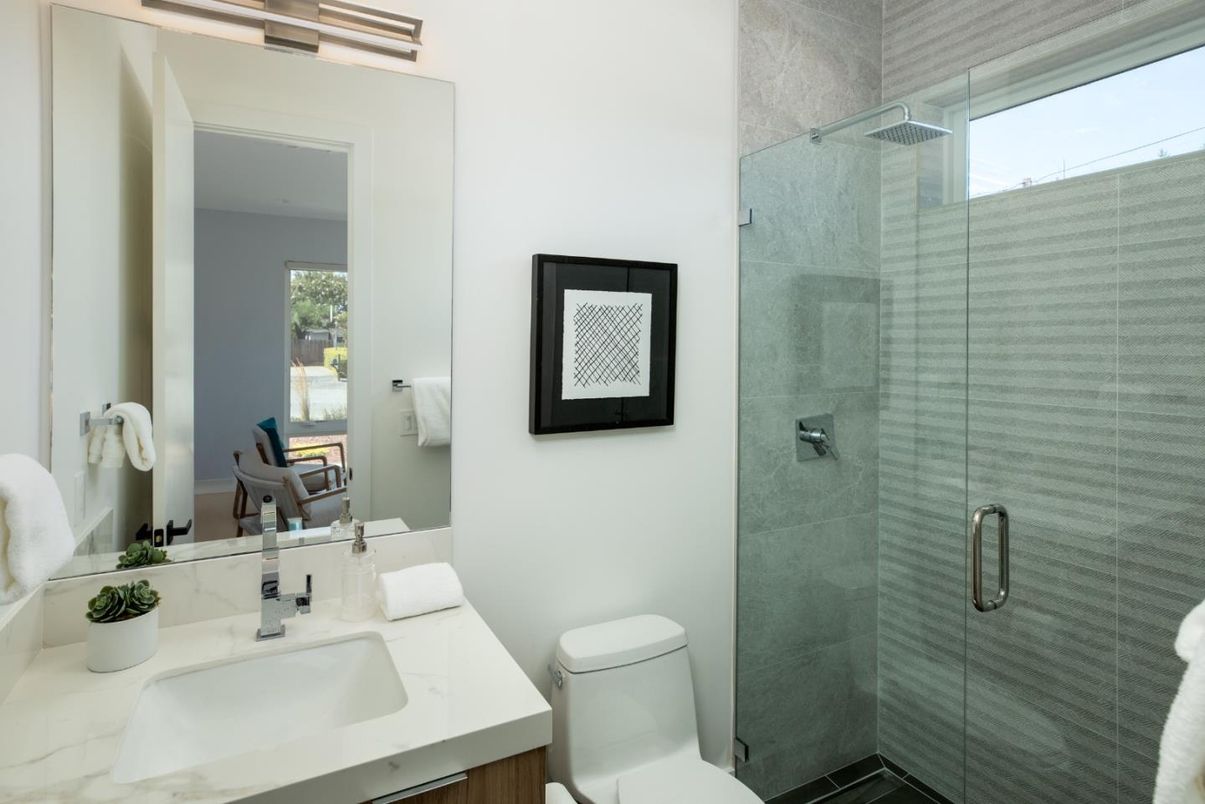 Bathroom, Glass Shower, Interior