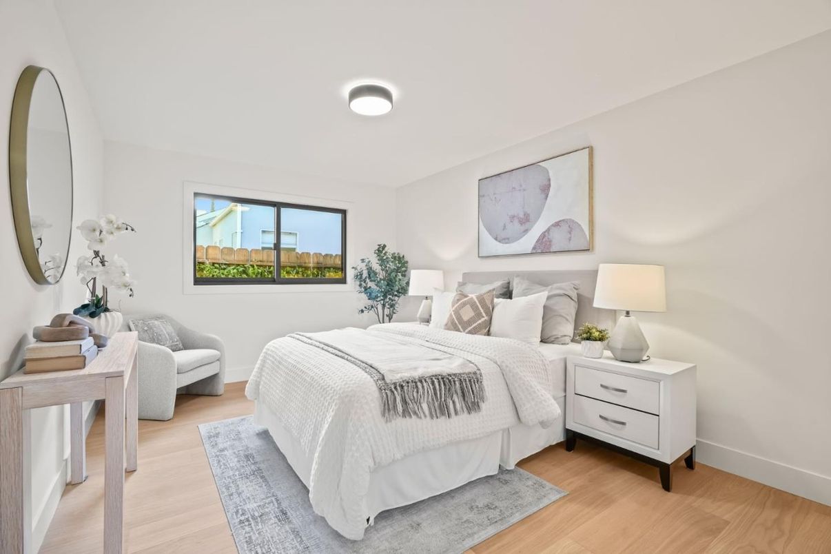Bedroom, Interior, Wood Texture Flooring