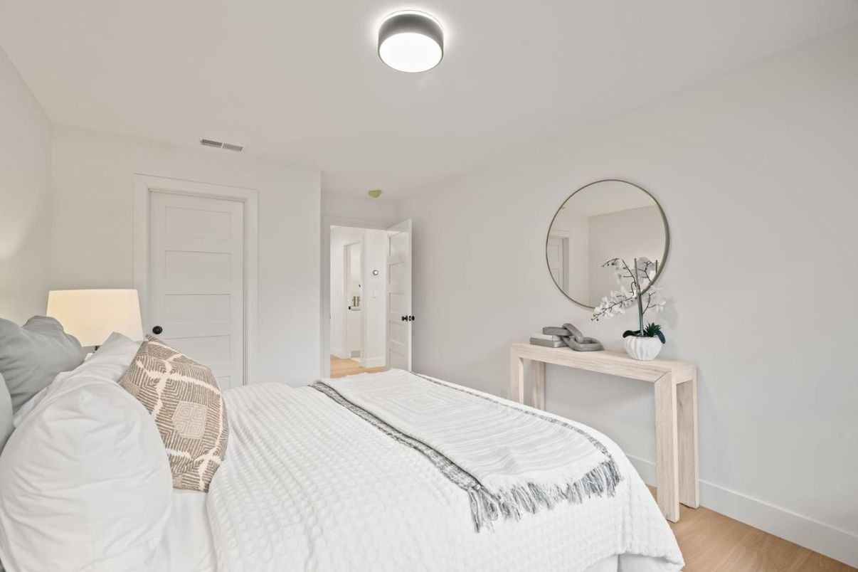 Bedroom, Interior, Wood Texture Flooring