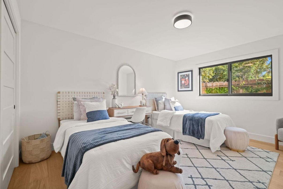 Bedroom, Interior, Wood Texture Flooring