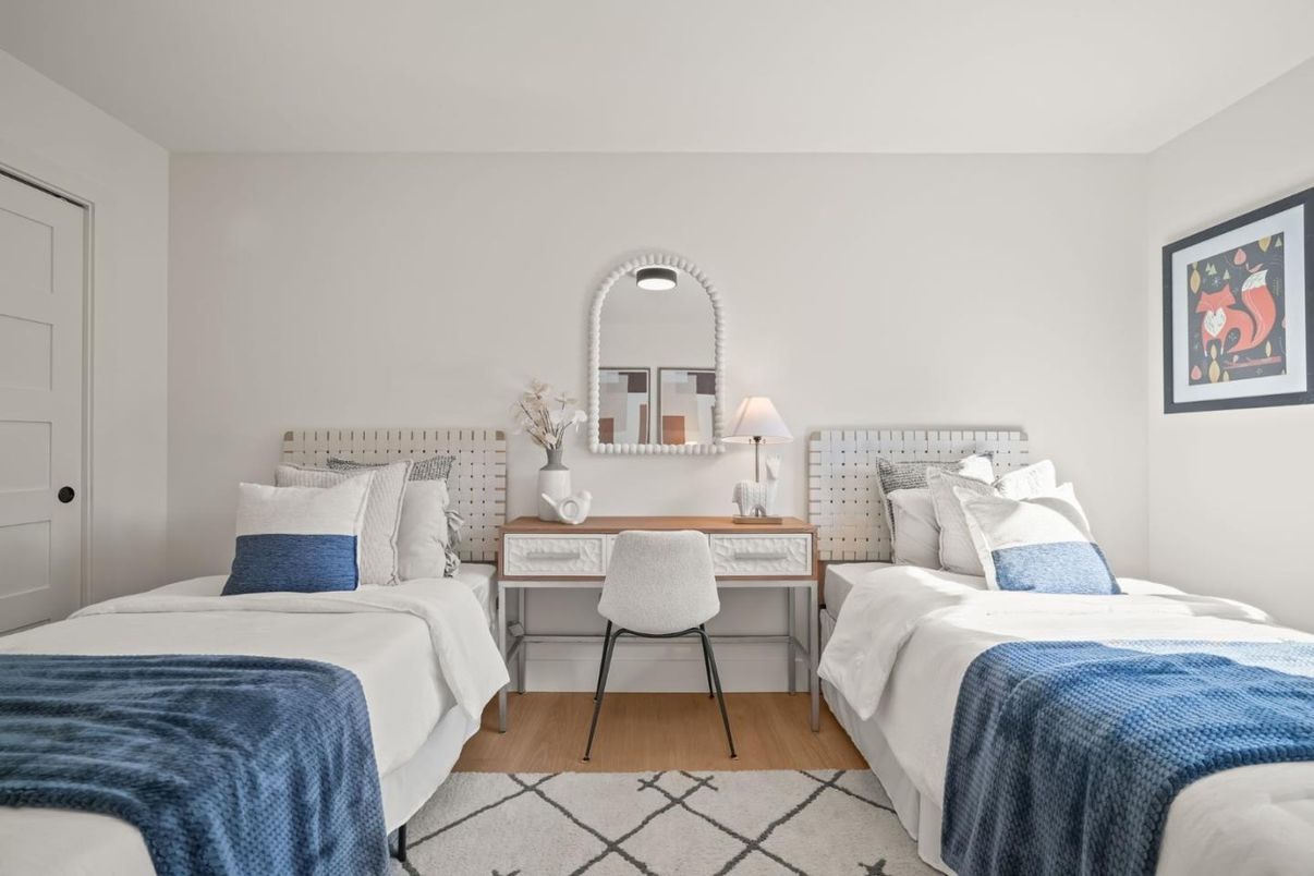 Bedroom, Interior, Wood Texture Flooring
