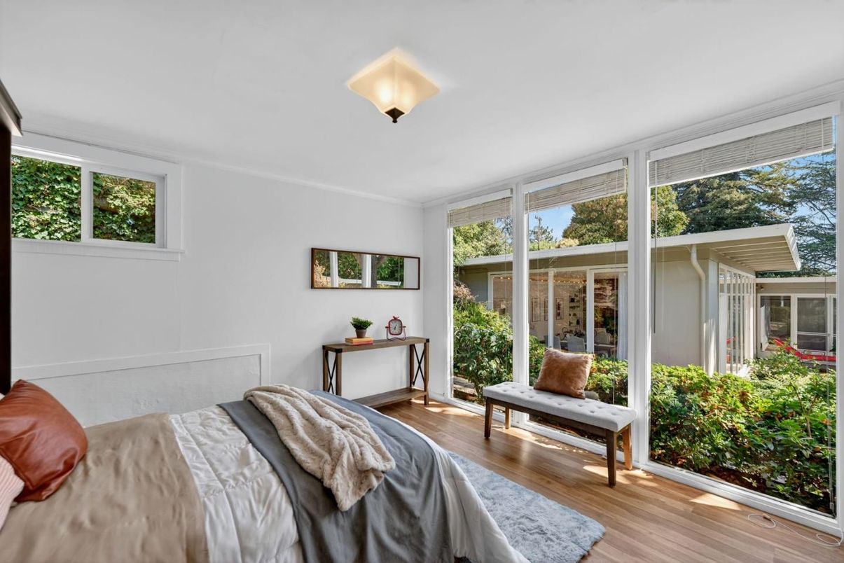 Bedroom, Interior, Wood Texture Flooring