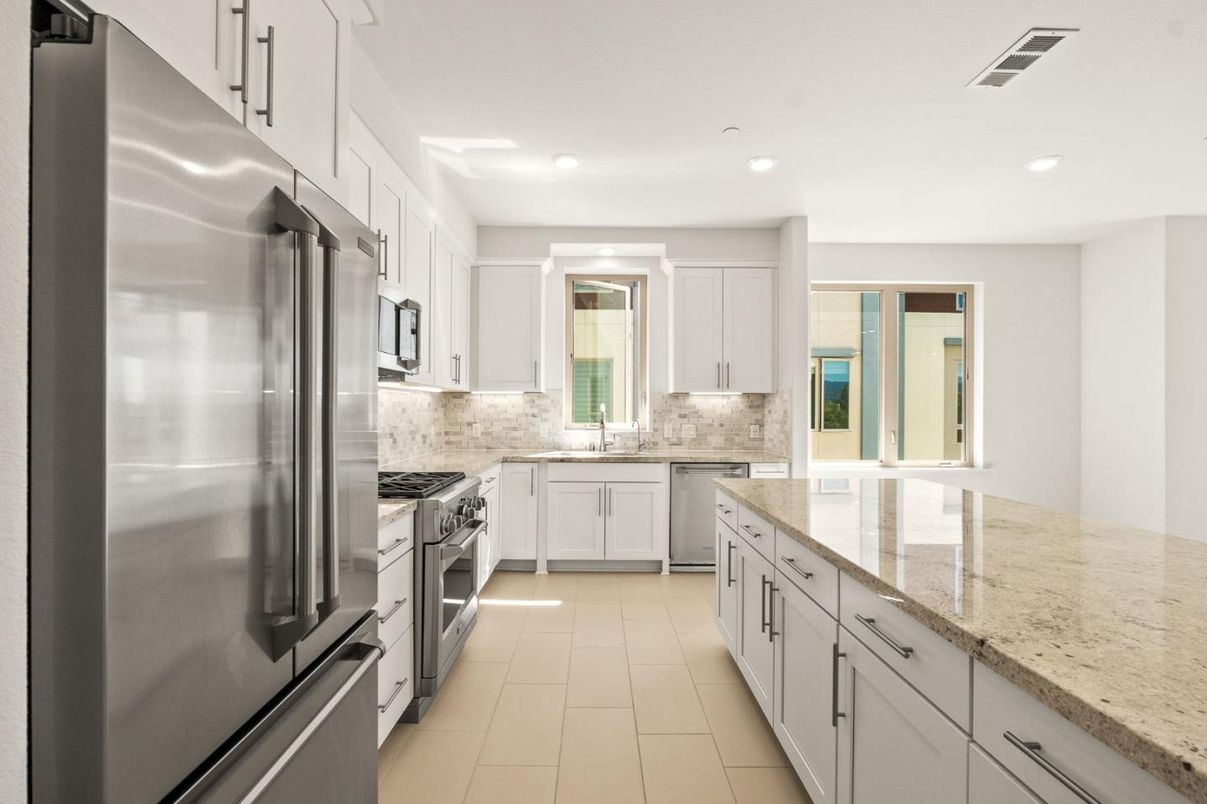 Interior, Kitchen, Recessed Lighting, Stainless Steel Appliances