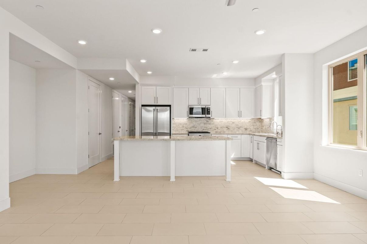 Interior, Kitchen, Recessed Lighting, Stainless Steel Appliances