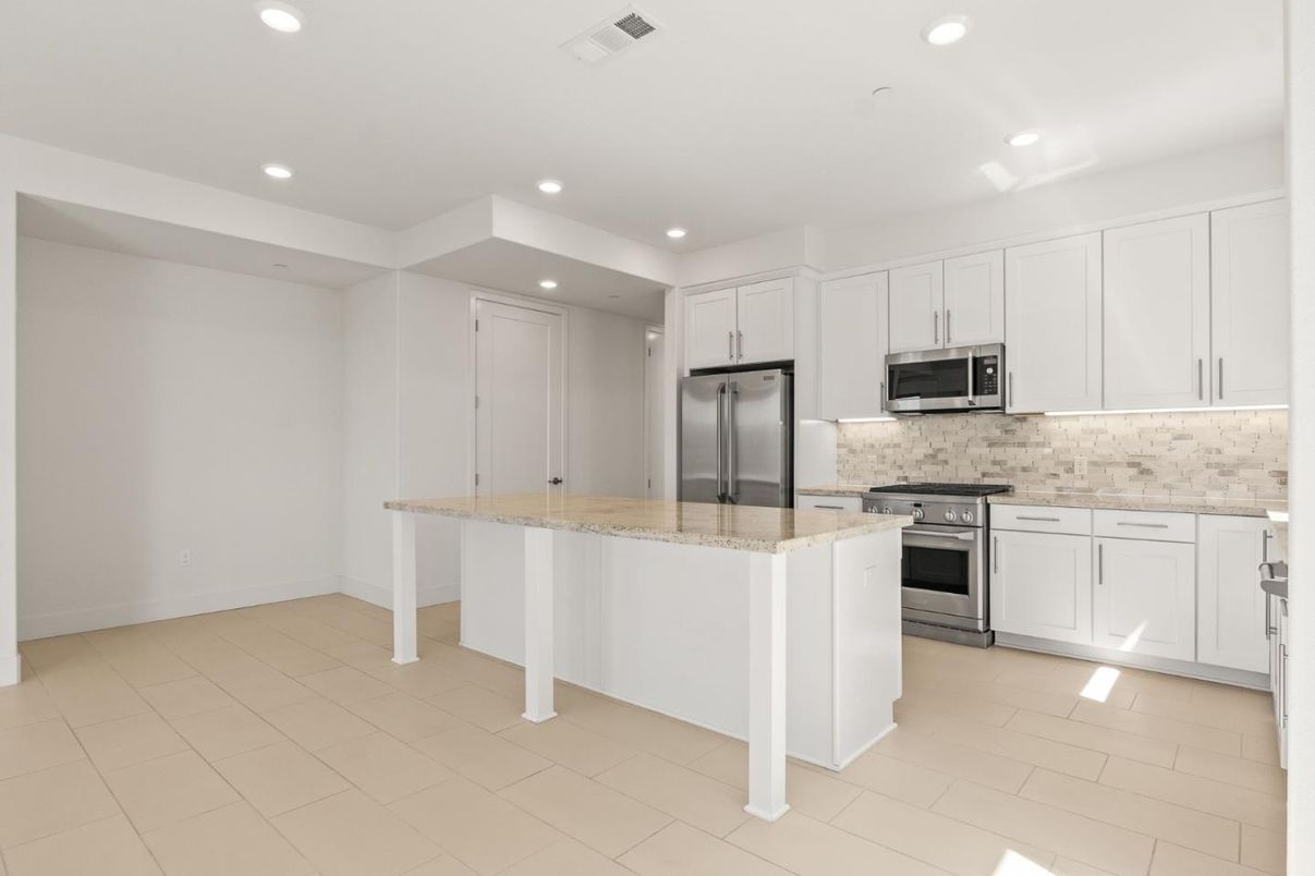 Interior, Kitchen, Recessed Lighting, Stainless Steel Appliances