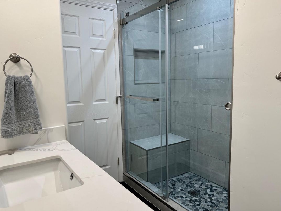 Bathroom, Glass Shower, Interior