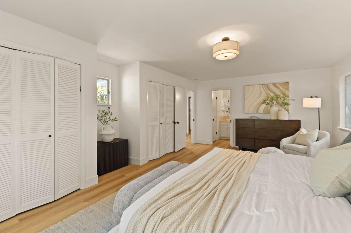Bedroom, Interior, Wood Texture Flooring