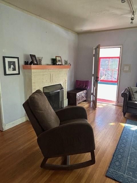 Fireplace, Interior, Living room, Wood Texture Flooring