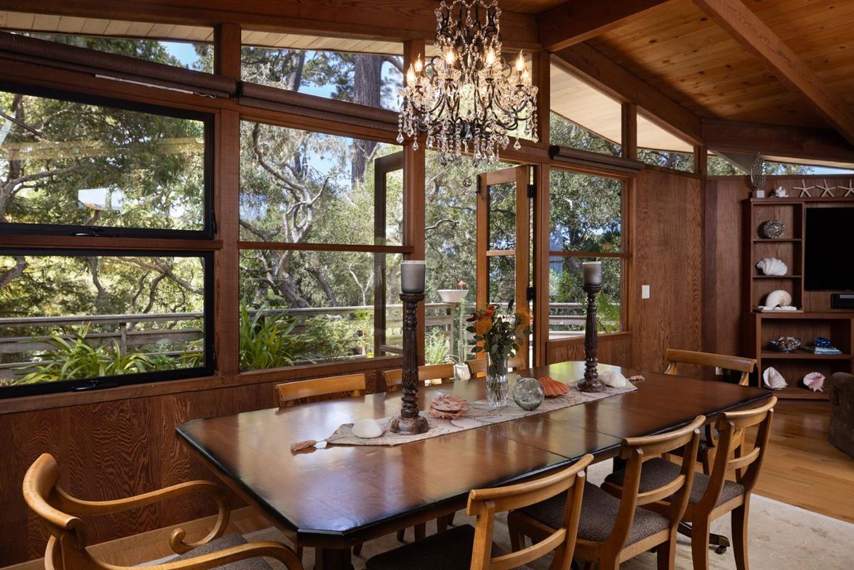 Chandelier, Dining room, Interior, Wooden Beams, Wooden Ceilings, Wood Texture Flooring