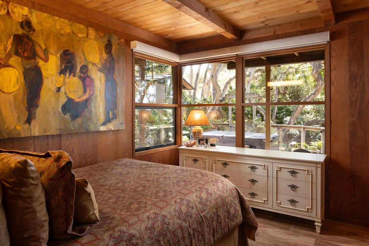 Bedroom, Interior, Wooden Beams, Wooden Ceilings, Wood Texture Flooring