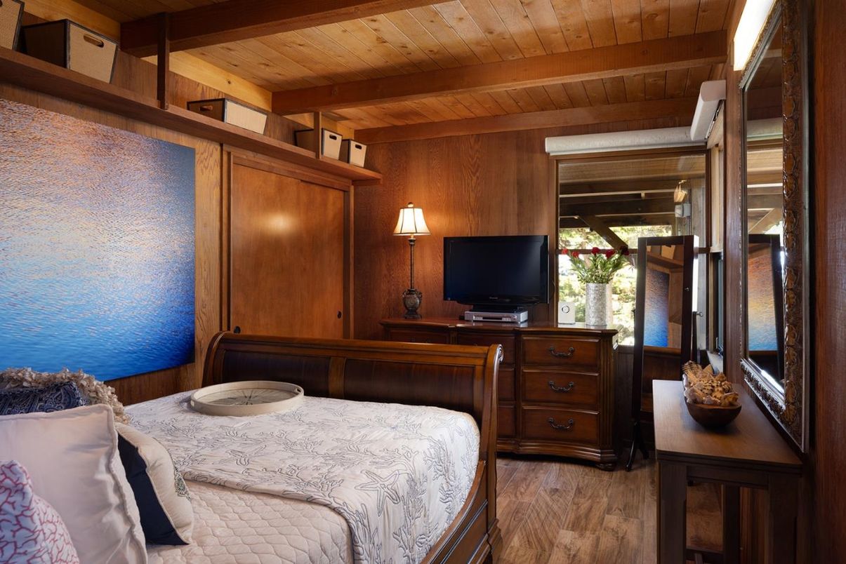Bedroom, Interior, Wooden Beams, Wooden Ceilings, Wood Texture Flooring, Wooden Walls