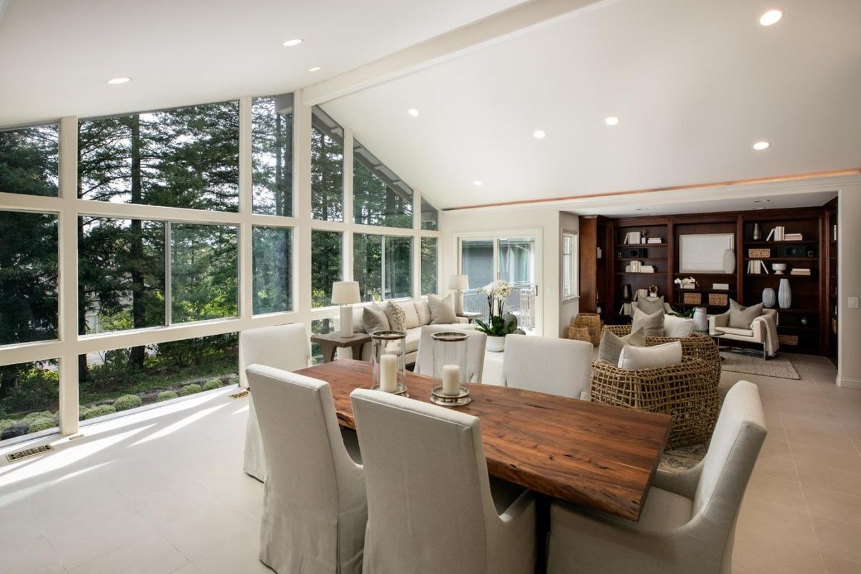 Dining room, Interior, Living room, Recessed Lighting
