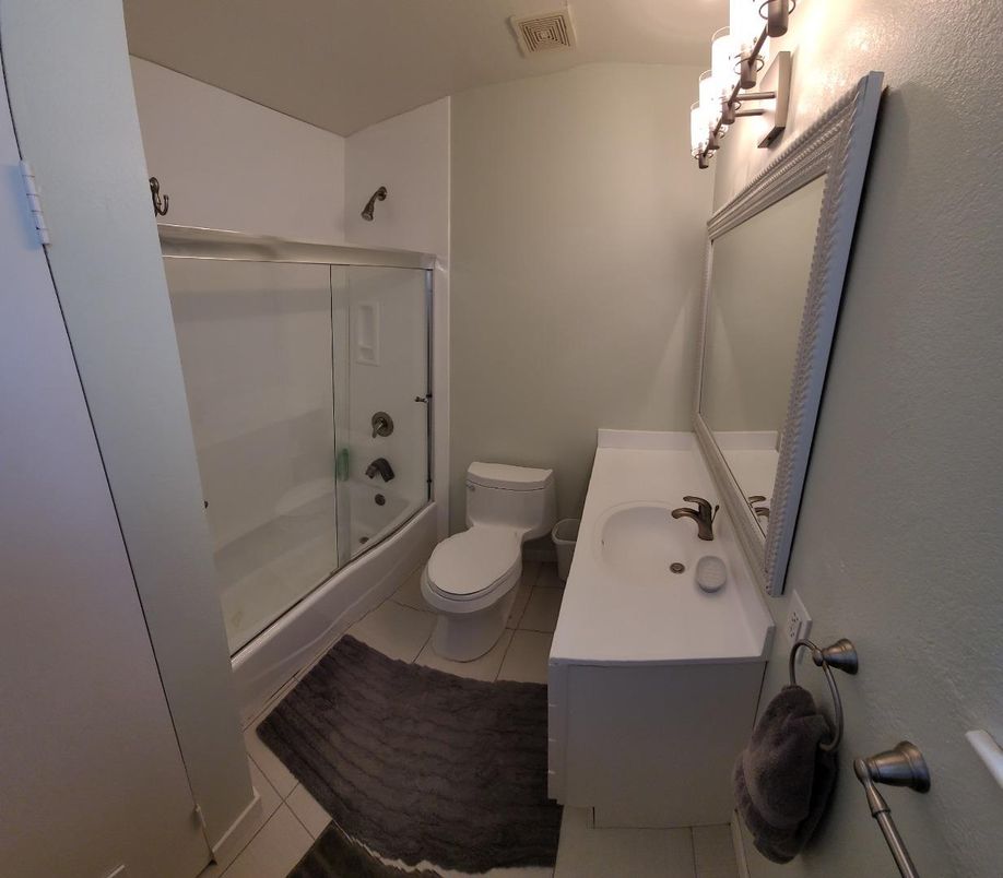 Bathroom, Glass Shower, Interior