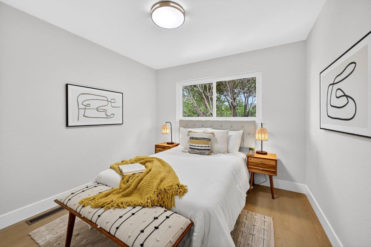 Bedroom, Interior, Wood Texture Flooring