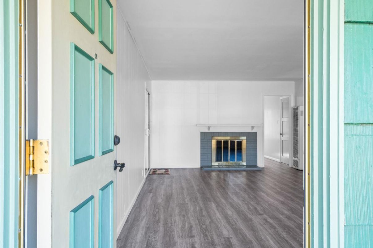 Fireplace, Interior, Wood Texture Flooring