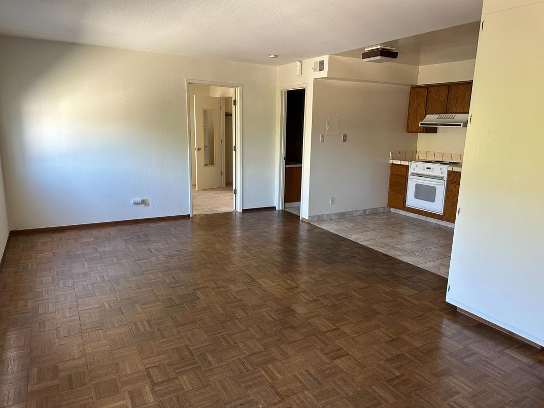 Empty room, Interior, Kitchen, Wood Texture Flooring