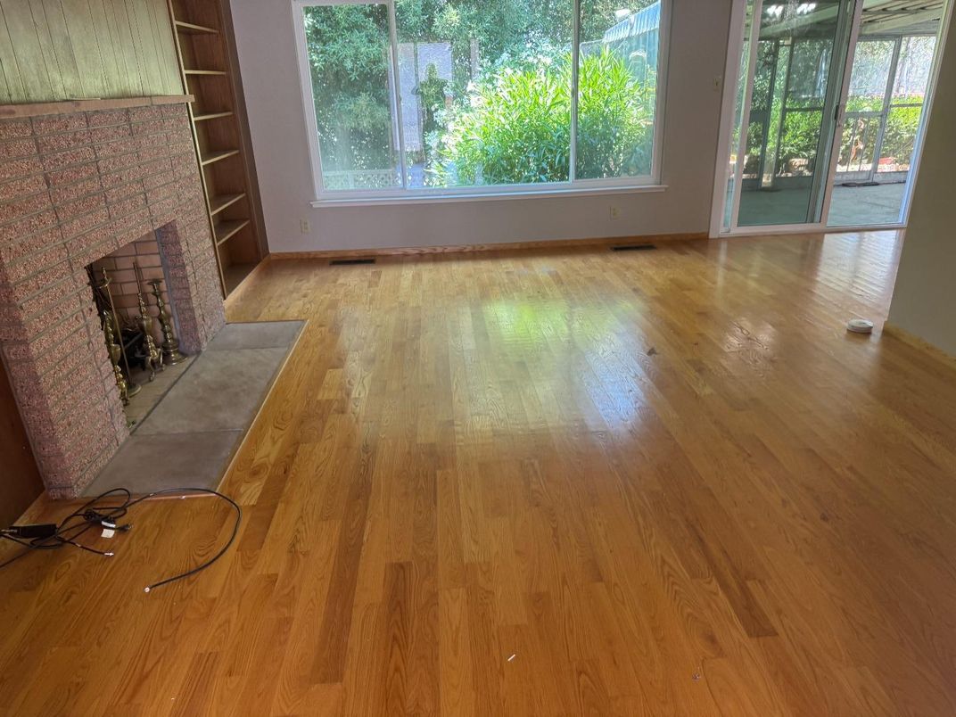 Empty room, Fireplace, Interior, Wood Texture Flooring