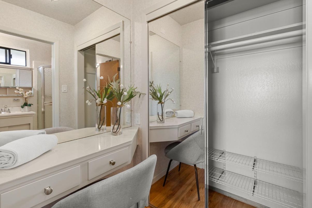 Bathroom, Interior, Wood Texture Flooring