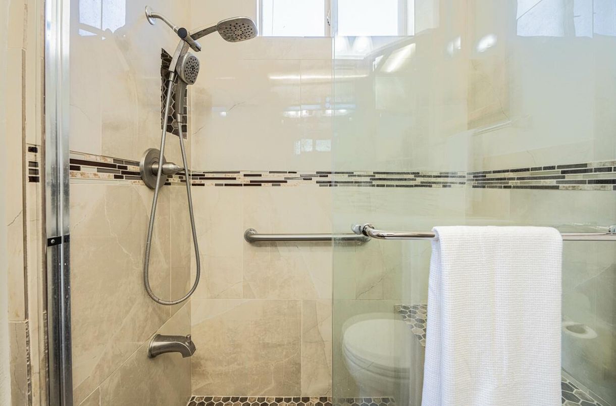 Bathroom, Glass Shower, Interior