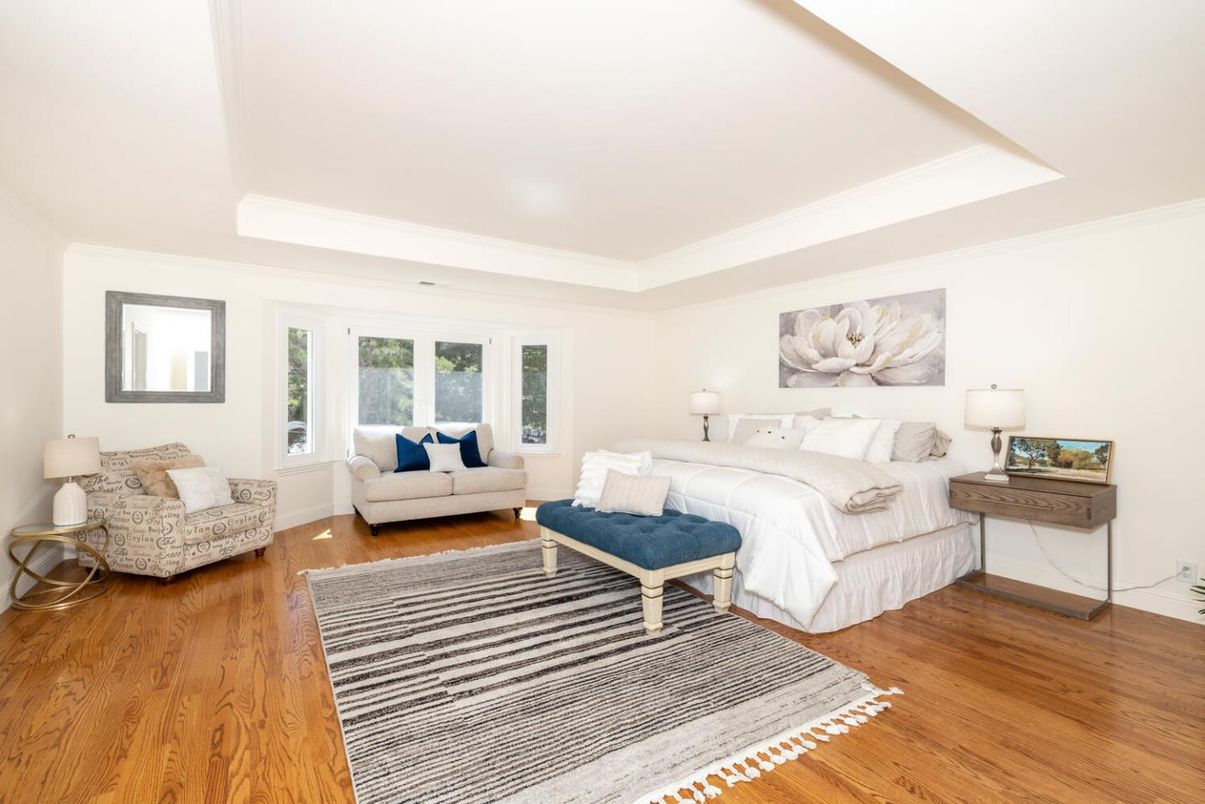 Bedroom, Interior, Wood Texture Flooring