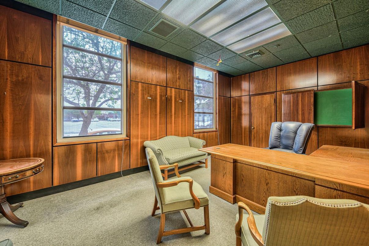 Home Office, Interior, Wooden Walls