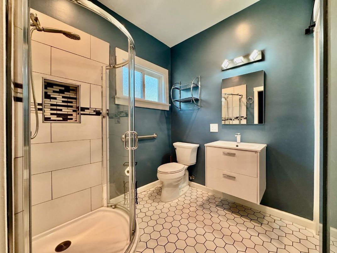 Bathroom, Glass Shower, Interior