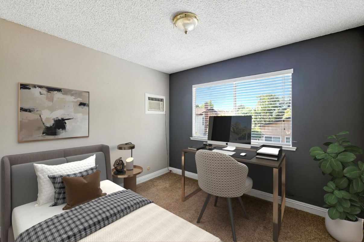 Bedroom, Home Office, Interior