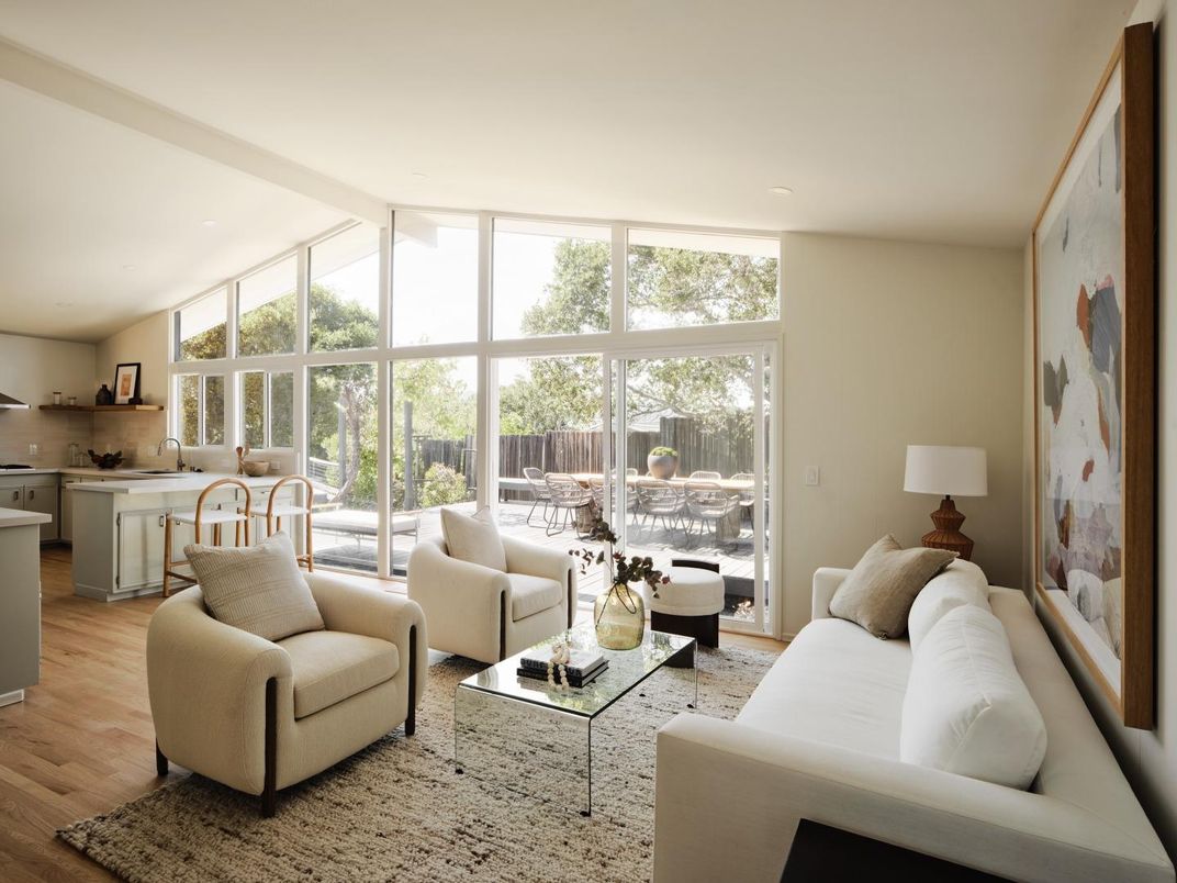 Interior, Kitchen, Living room, Wood Texture Flooring