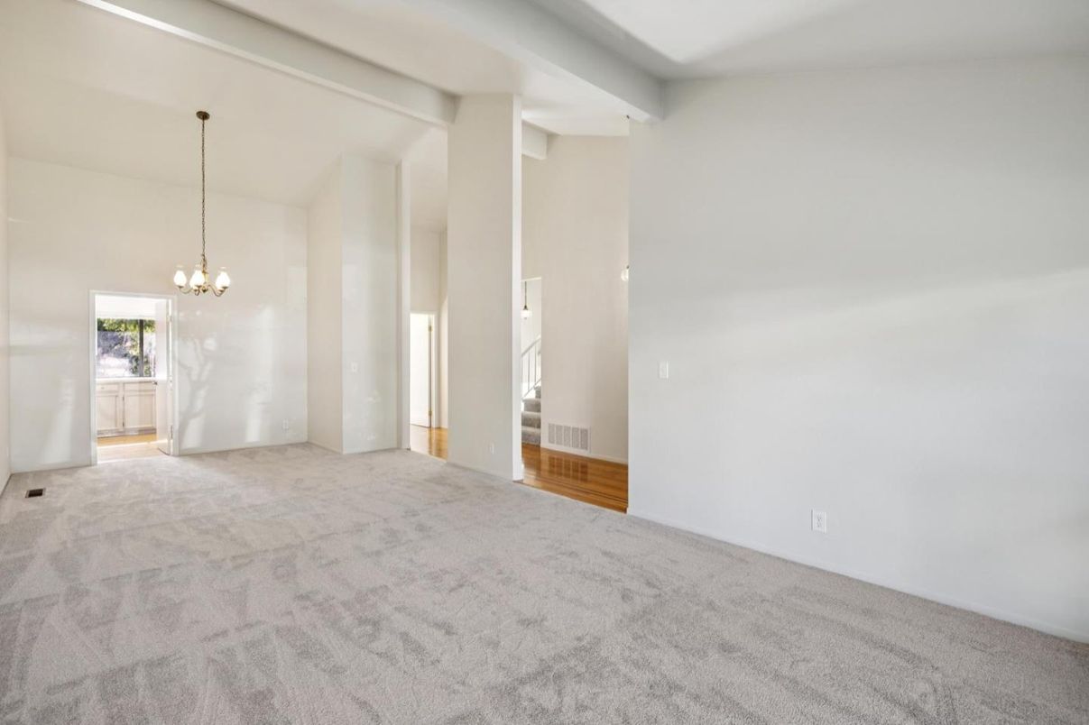 Chandelier, Empty room, Interior