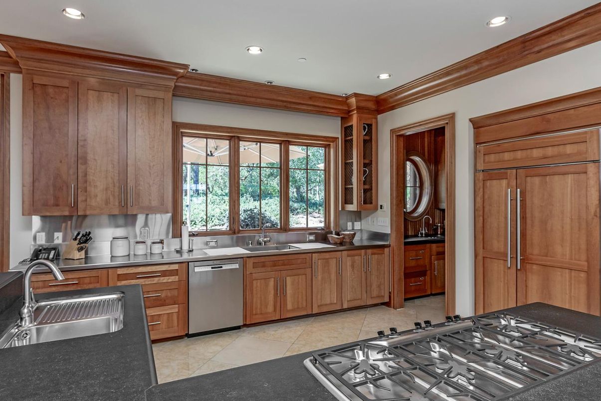 Interior, Kitchen, Recessed Lighting, Stainless Steel Appliances
