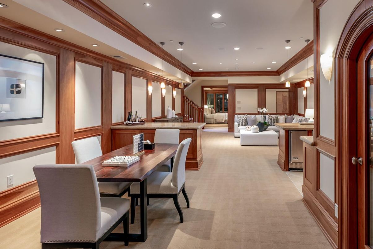 Dining room, Interior, Living room, Recessed Lighting