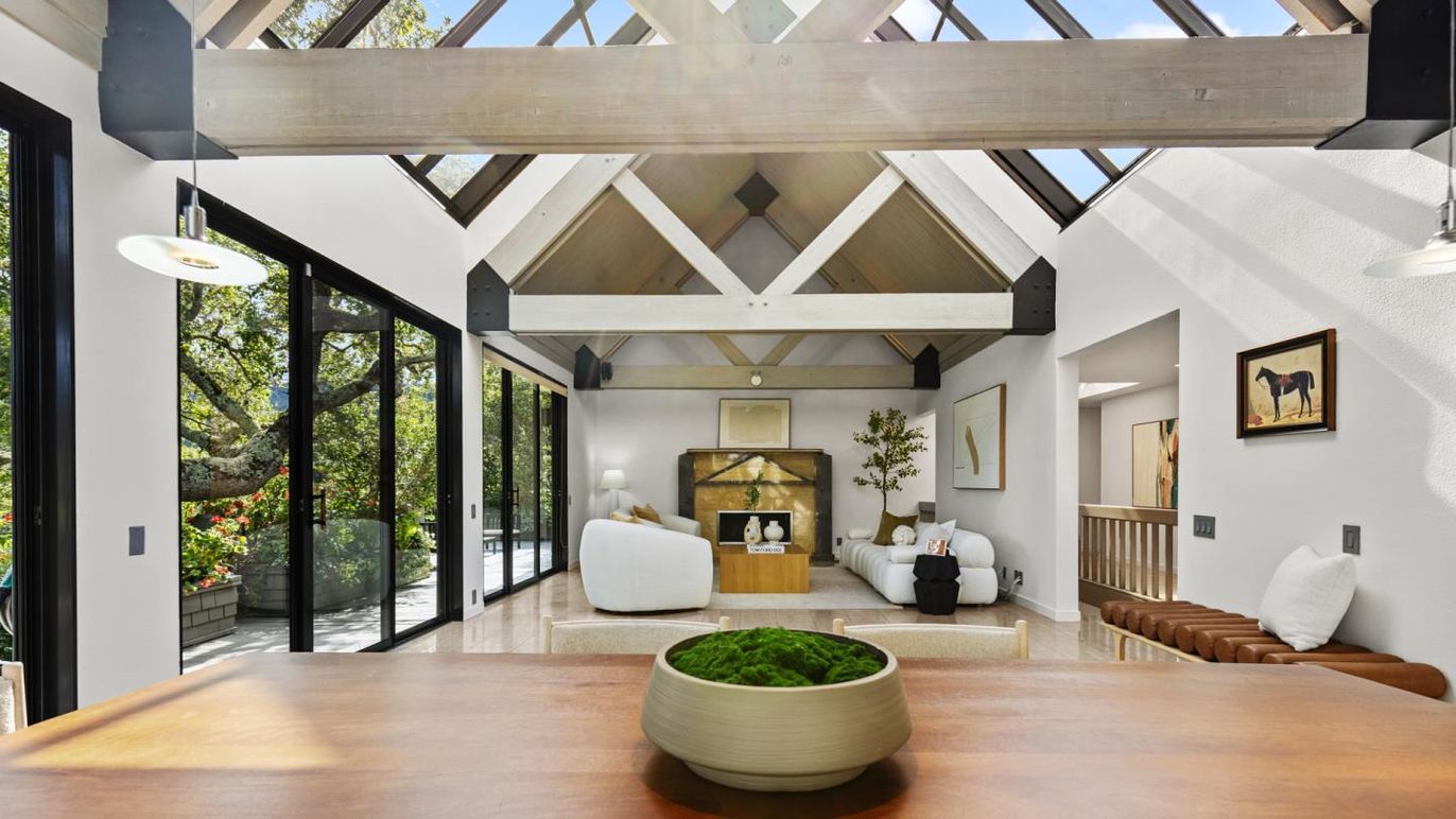 Fireplace, Interior, Living room, Pendant Lights, Wood Texture Flooring