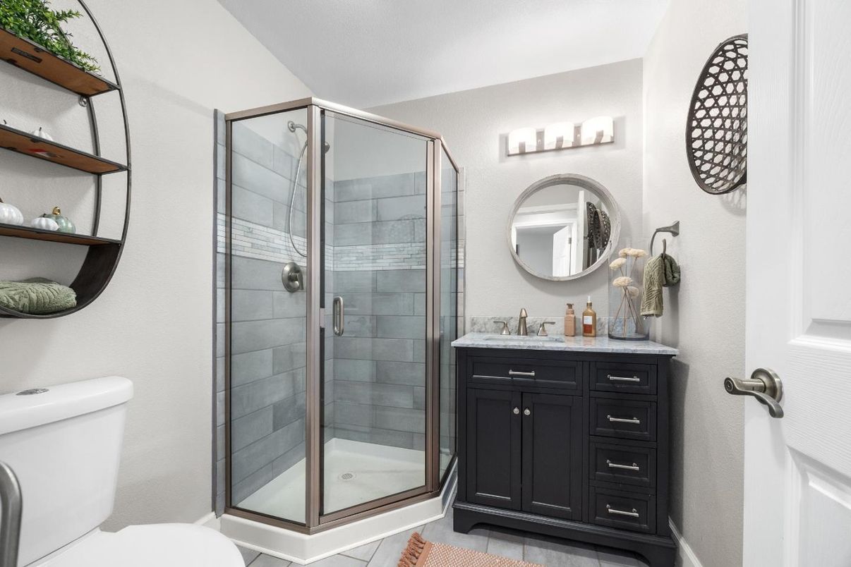 Bathroom, Glass Shower, Interior