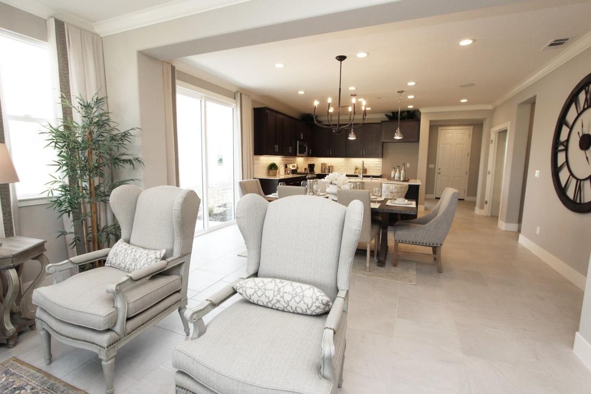 Dining room, Interior, Kitchen, Pendant Lights, Recessed Lighting