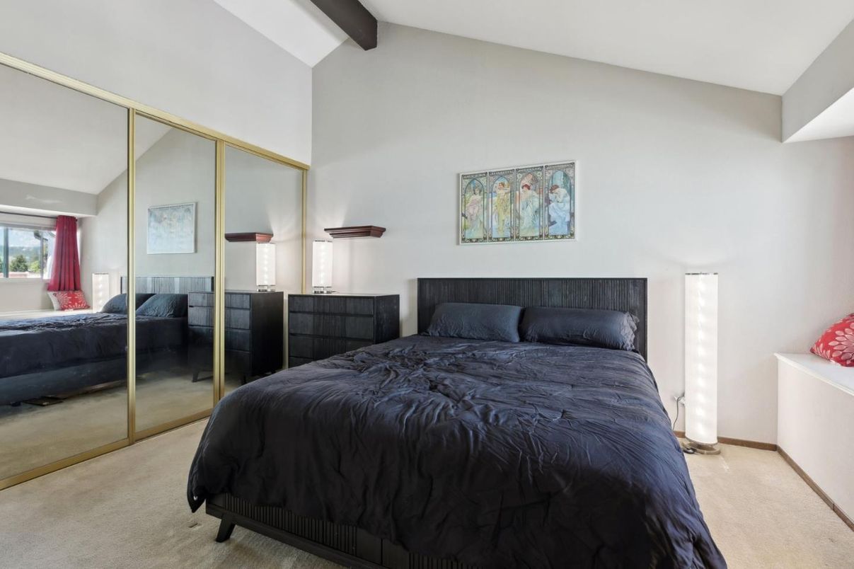 Bedroom, Interior, Wooden Beams