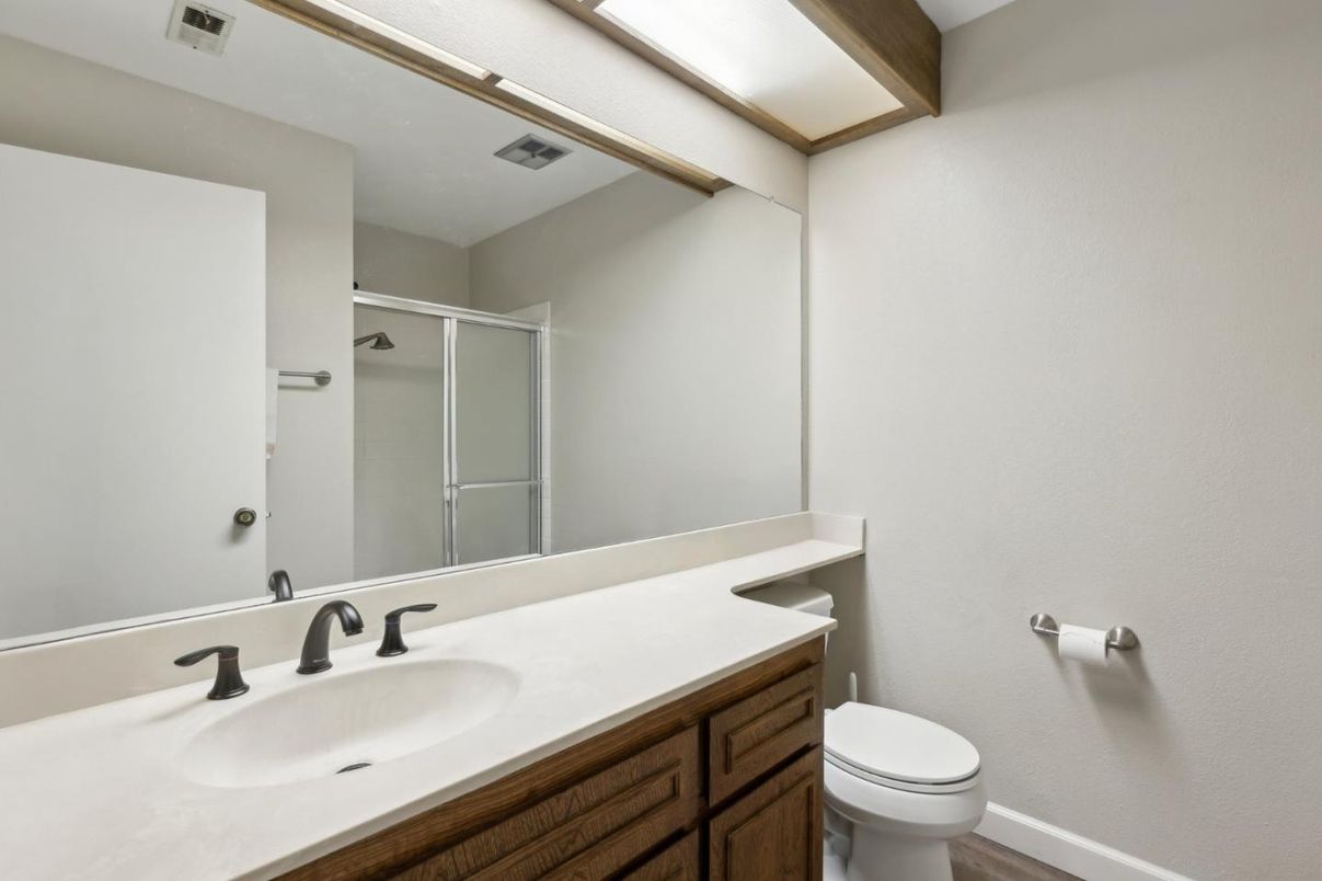 Bathroom, Interior, Wood Texture Flooring