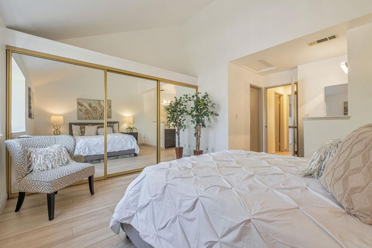 Bedroom, Interior, Wood Texture Flooring