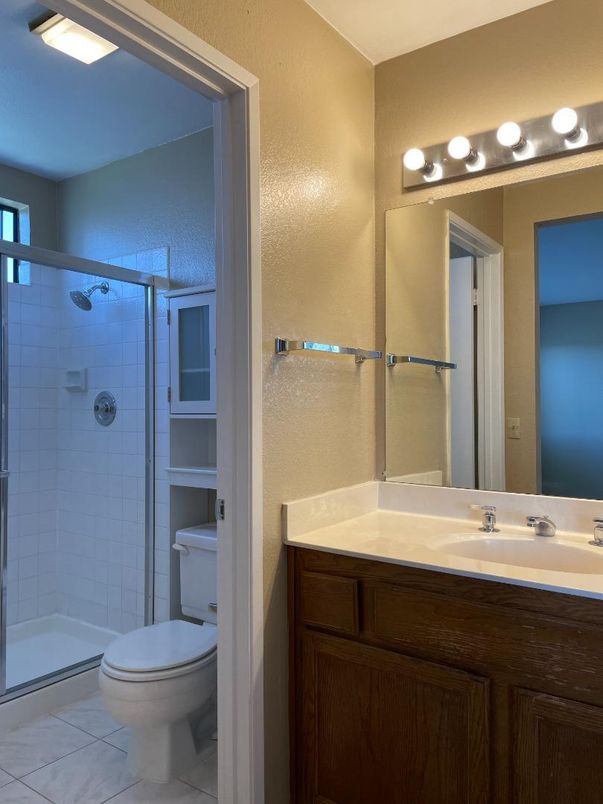 Bathroom, Glass Shower, Interior, Marble