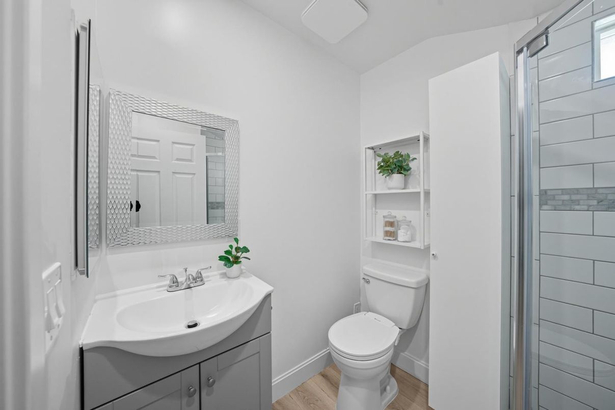 Bathroom, Interior, Wood Texture Flooring