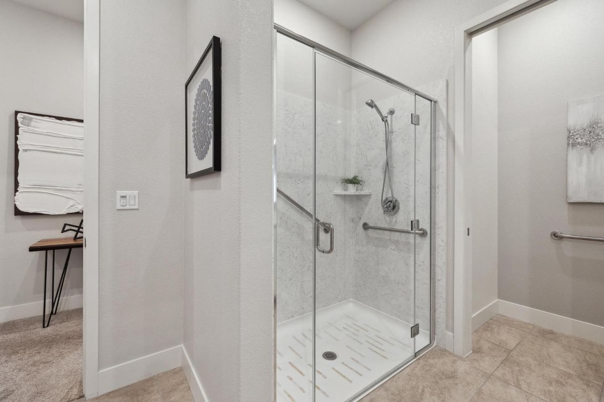 Bathroom, Glass Shower, Interior