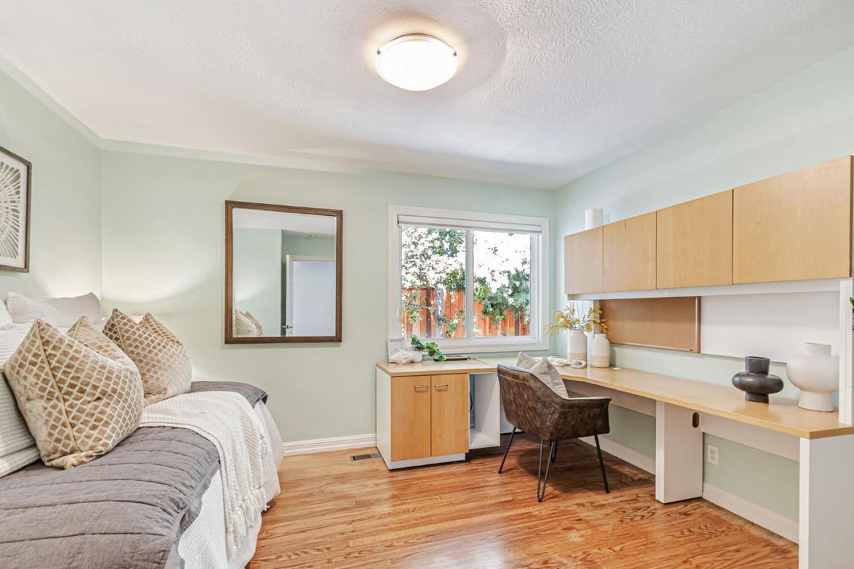 Home Office, Interior, Wood Texture Flooring