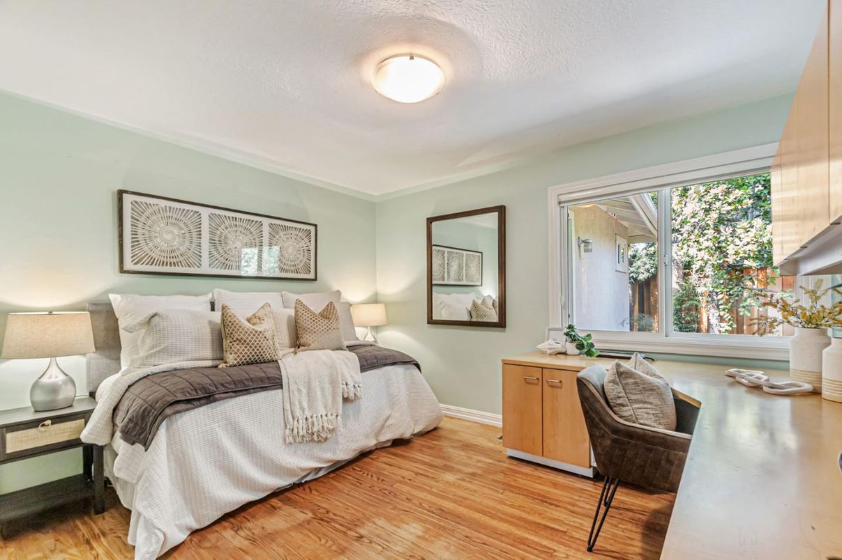 Bedroom, Interior, Wood Texture Flooring