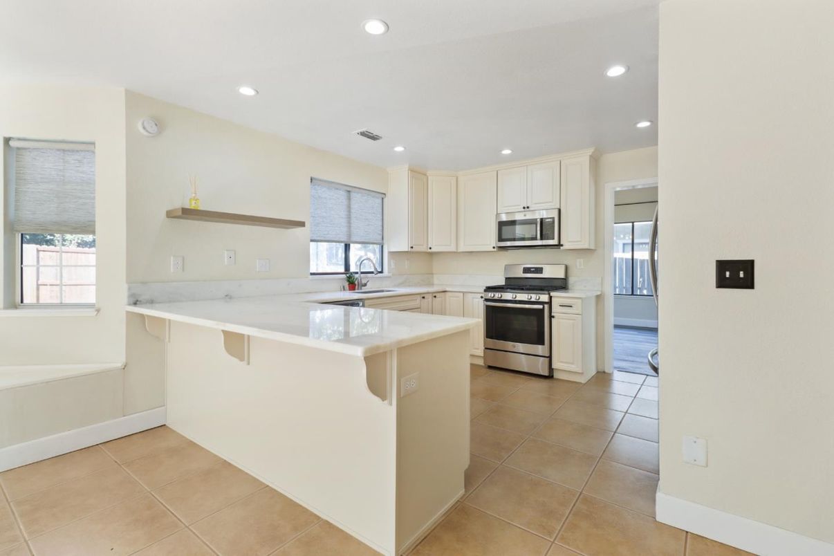 Interior, Kitchen, Recessed Lighting, Stainless Steel Appliances