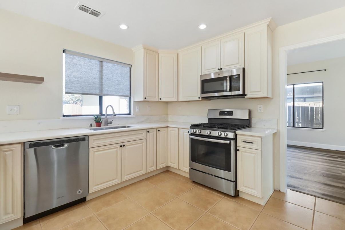 Interior, Kitchen, Recessed Lighting, Stainless Steel Appliances