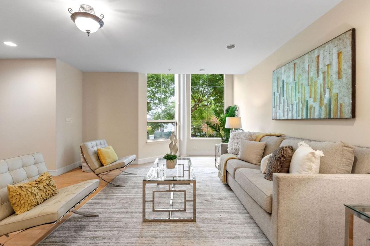 Interior, Living room, Recessed Lighting